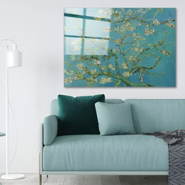Wallity Cuadro decorativo de vidrio templado Multicolor 70 x 100 cm